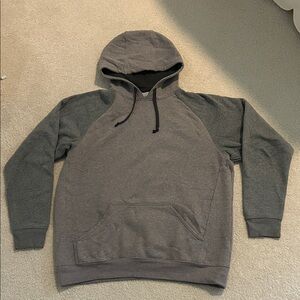 Columbia Men's Hart Mountain II Two-Tone Gray Hooded Sweatshirt